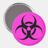 Biogefährdung Magnet (Vorderseite/Rückseite)