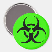 Biogefährdung Magnet (Vorderseite/Rückseite)