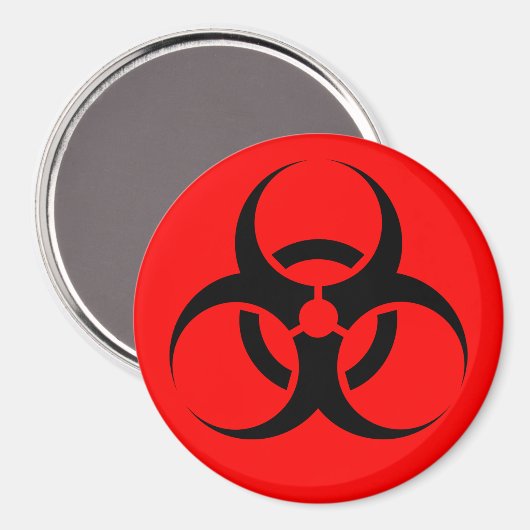 Biogefährdung Magnet (Vorderseite/Rückseite)