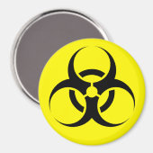 Biogefährdung Magnet (Vorderseite/Rückseite)