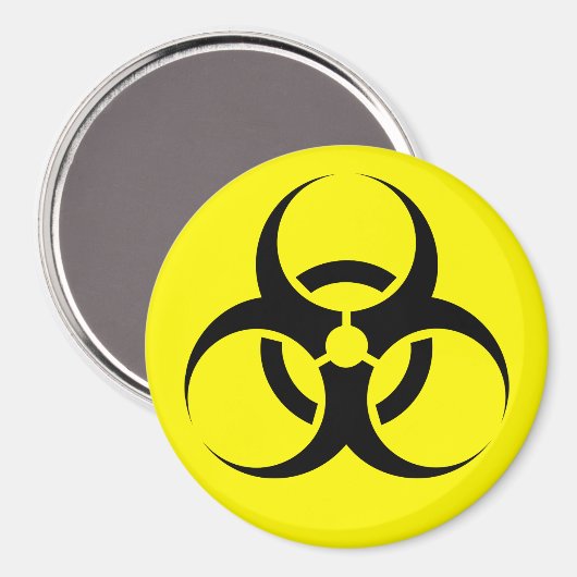 Biogefährdung Magnet (Vorderseite/Rückseite)