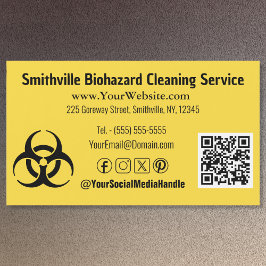 Biogefährdung Magnetkarte