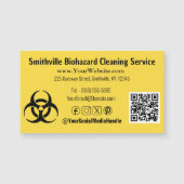 Biogefährdung Magnetkarte (Vorderseite)