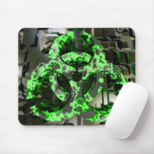 Biogefährdung-Mauspad Mousepad (Mit Mouse)