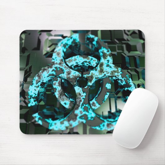 Biogefährdung-Mauspad Mousepad (Mit Mouse)