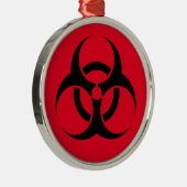 Biogefährdung Ornament Aus Metall (Rechts)