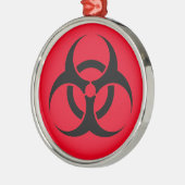 Biogefährdung Ornament Aus Metall (Links)