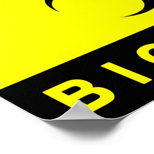 Biogefährdung Poster (Ecke)