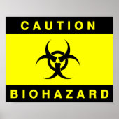 Biogefährdung Poster (Vorne)