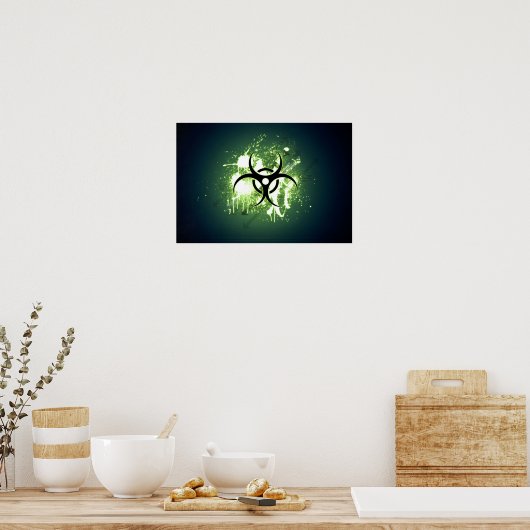 Biogefährdung Poster (Küche)