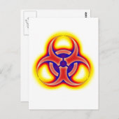 Biogefährdung Postkarte (Vorne/Hinten)