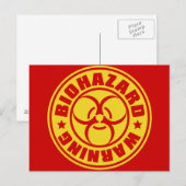 Biogefährdung Postkarte (Vorne/Hinten)