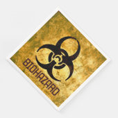 Biogefährdung Serviette (Ecke)