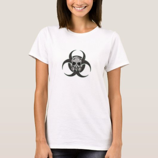 Biogefährdung Skull T-Shirt (Vorderseite)
