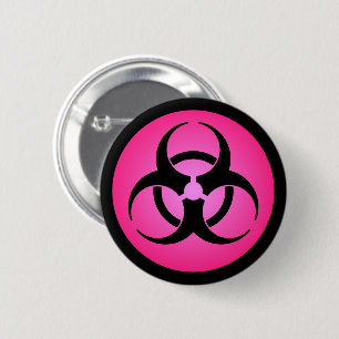 Biogefährdung Symbol Button Button
