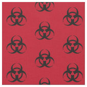 Biogefährdung Symbol Muster Stoff (Nahaufnahme)