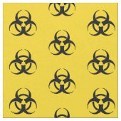 Biogefährdung Symbol Muster Stoff (Nahaufnahme)