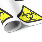Biogefährdung-Symbol-Umschlagpapier Geschenkpapier (Rolleneckpunkt)