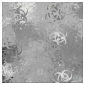 Biogefährdung Symbol Urban Camouflage Fabrik Stoff (Muster)