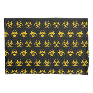 Biogefährdung-Symbolmuster Kissenbezug
