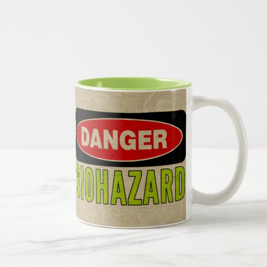 Biogefährdung | Tasse des Gefahrensyndroms (Rechts)