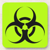 Biogefährdung Untersetzer (Vorderseite)