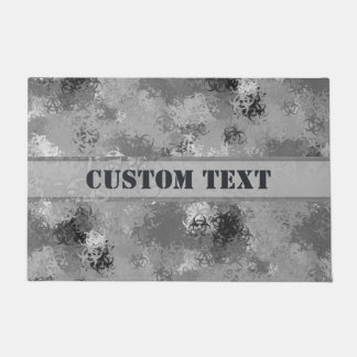 Biogefährdung Urban Camouflage Doormat mit benutze Fußmatte