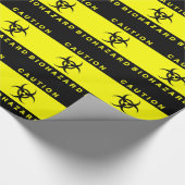 Biogefährdung Verpackungs-Papier Geschenkpapier (Ecke)