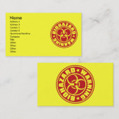 BIOGEFÄHRDUNG VISITENKARTE (Vorne/Hinten)