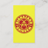 BIOGEFÄHRDUNG VISITENKARTE (Rückseite)