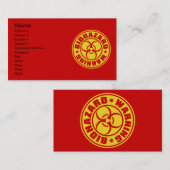 BIOGEFÄHRDUNG VISITENKARTE (Vorne/Hinten)