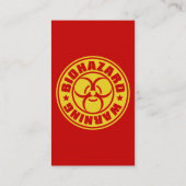 BIOGEFÄHRDUNG VISITENKARTE (Rückseite)