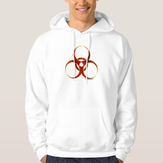 Biogefährdung-Warnsymbol Hoodie (Vorderseite)