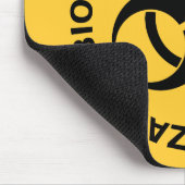 Biogefährdung-Warnung Mousepad (Ecke)