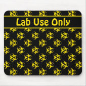 Biogefährdung Warnungen für Mousepad mit/ Benutzer (Vorne)