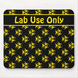 Biogefährdung Warnungen für Mousepad mit/ Benutzer