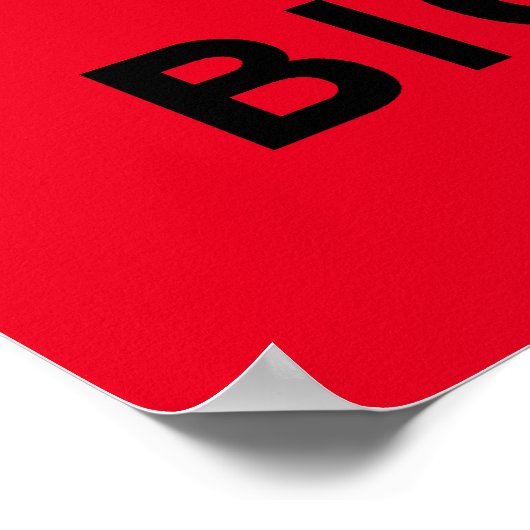 Biogefährdung Warnzeichen-Plakat Poster (Ecke)