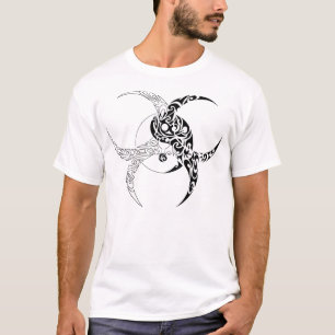 Biogefährdung Yin Yang T-Shirt