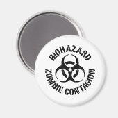 Biogefährdung: Zombie Contagion Magnet (Vorderseite/Rückseite)
