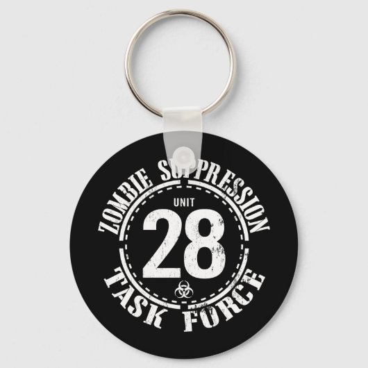 Biogefährdung: Zombie Contagion Schlüsselanhänger (Vorderseite)