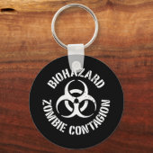 Biogefährdung: Zombie Contagion Schlüsselanhänger (Vorderseite)
