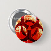 BiogefährdungGrunge Button (Vorne & Hinten)