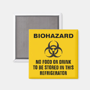 Biogefährdungssymbol Magnet