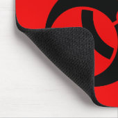 Biogefährdungssymbol Mousepad (Ecke)
