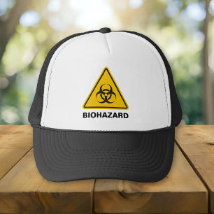 Biogefährdungssymbol Truckerkappe