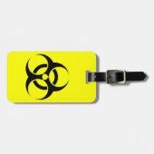 Biogefährdungsymbol Gepäck-Umbau Gepäckanhänger (Vorderseite horizontal)