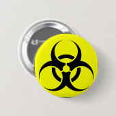 Biogefahren-oder Button (Vorne & Hinten)