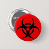 Biogefahren-oder Button (Vorne & Hinten)
