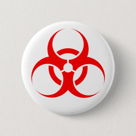 BiogefahrenAbzeichen Button (Vorderseite)