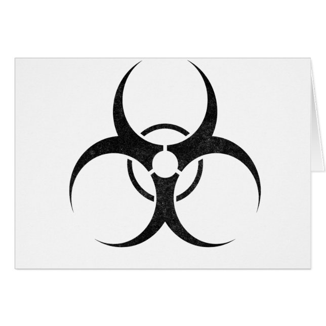 Biogefahrenzeichen (Vorderseite (Horizontal))